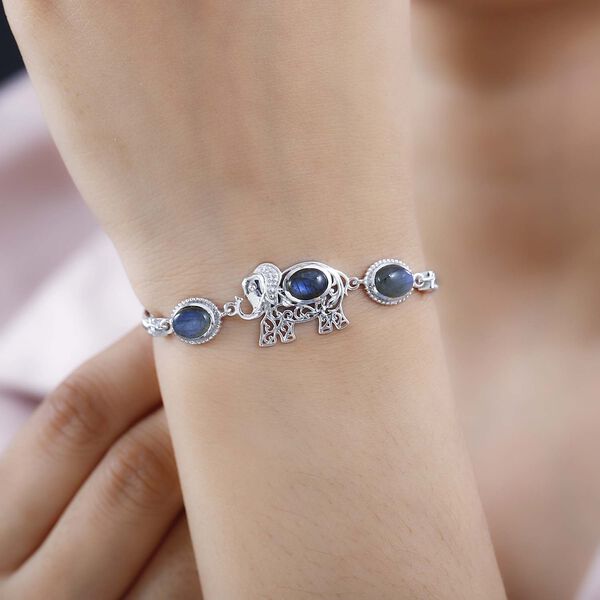 AAA Labradorit Armband, 19 cm- 4,66 ct. image number 4