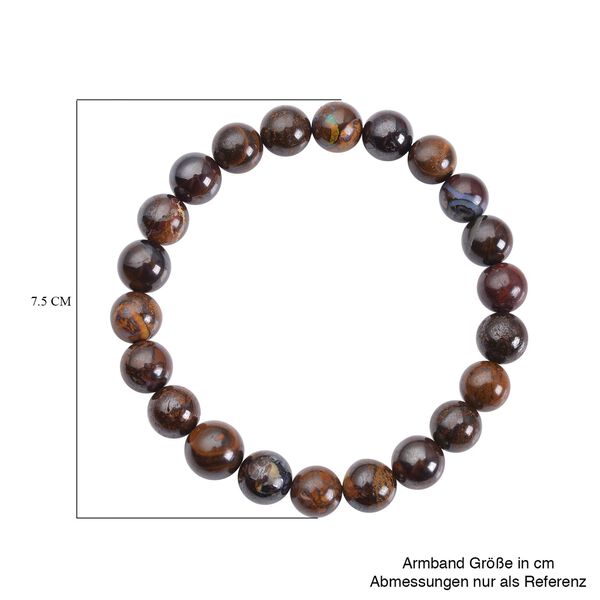 Nat&uuml;rliches Boulder Opal Armband, 18 cm, ca. 119.00 ct image number 3