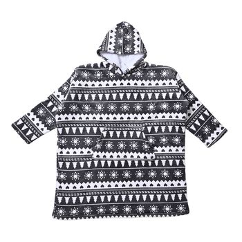 Doppellagiger Hoodie mit Tasche, Grau