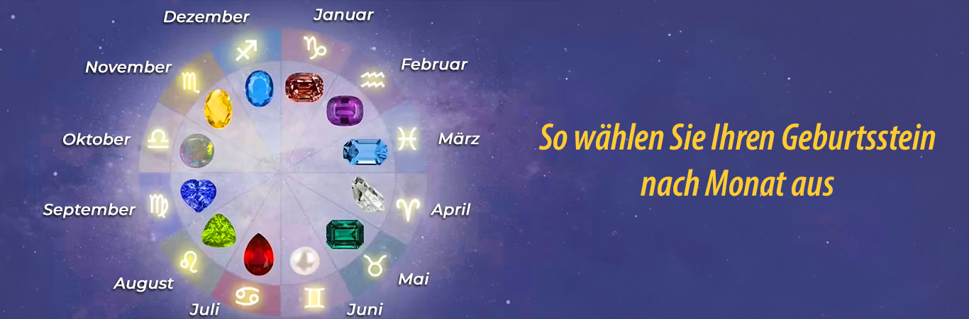 wählen Sie Ihren Geburtsstein nach Monat aus: Finden Sie den Edelstein, der zu Ihrer Energie passt