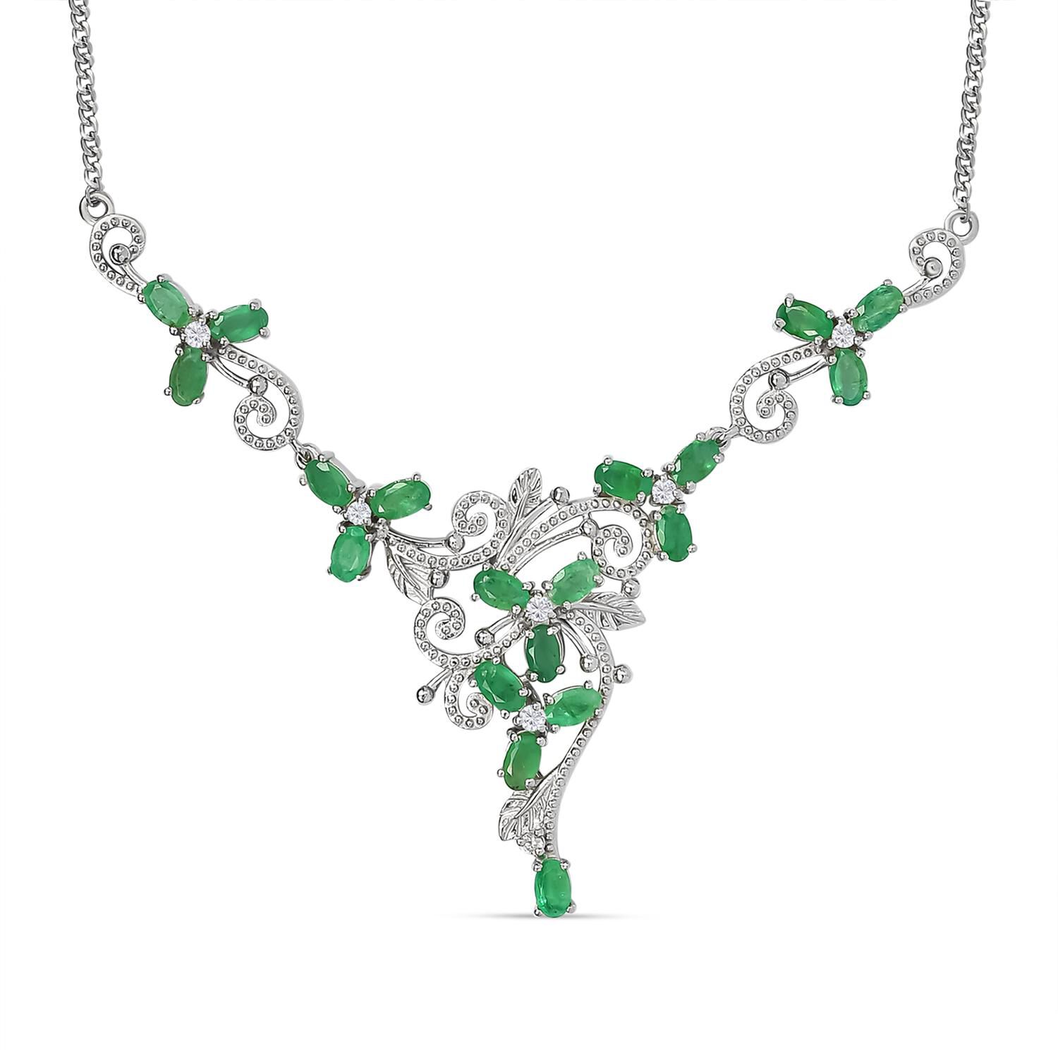 smaragd-Halskette