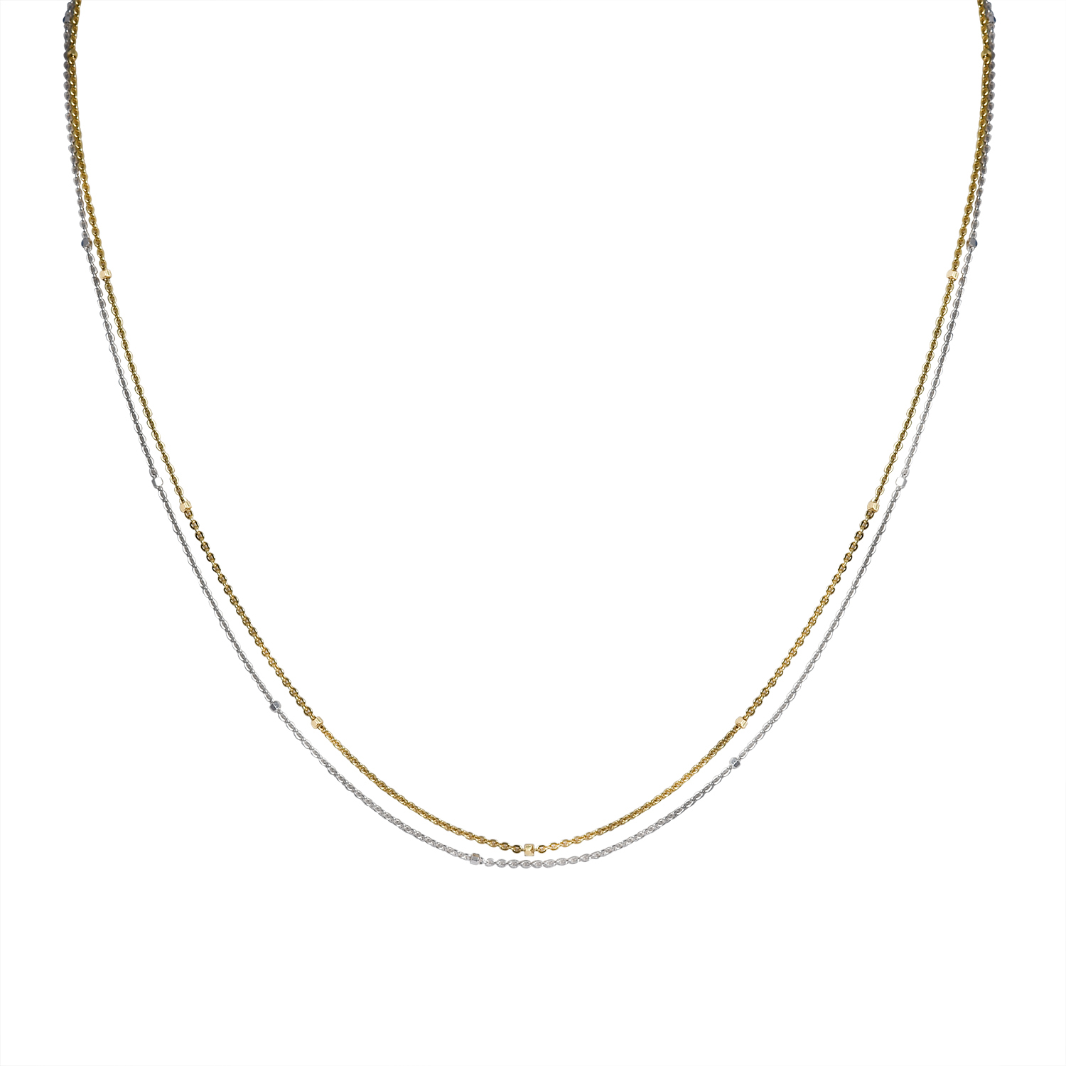 Silberkette Lobster Verschluss ITALIEN Sterlingsilber Kette | Diamantschliff Funkelt | 925er Silber | Längen 16-24 Zoll Miore Kette