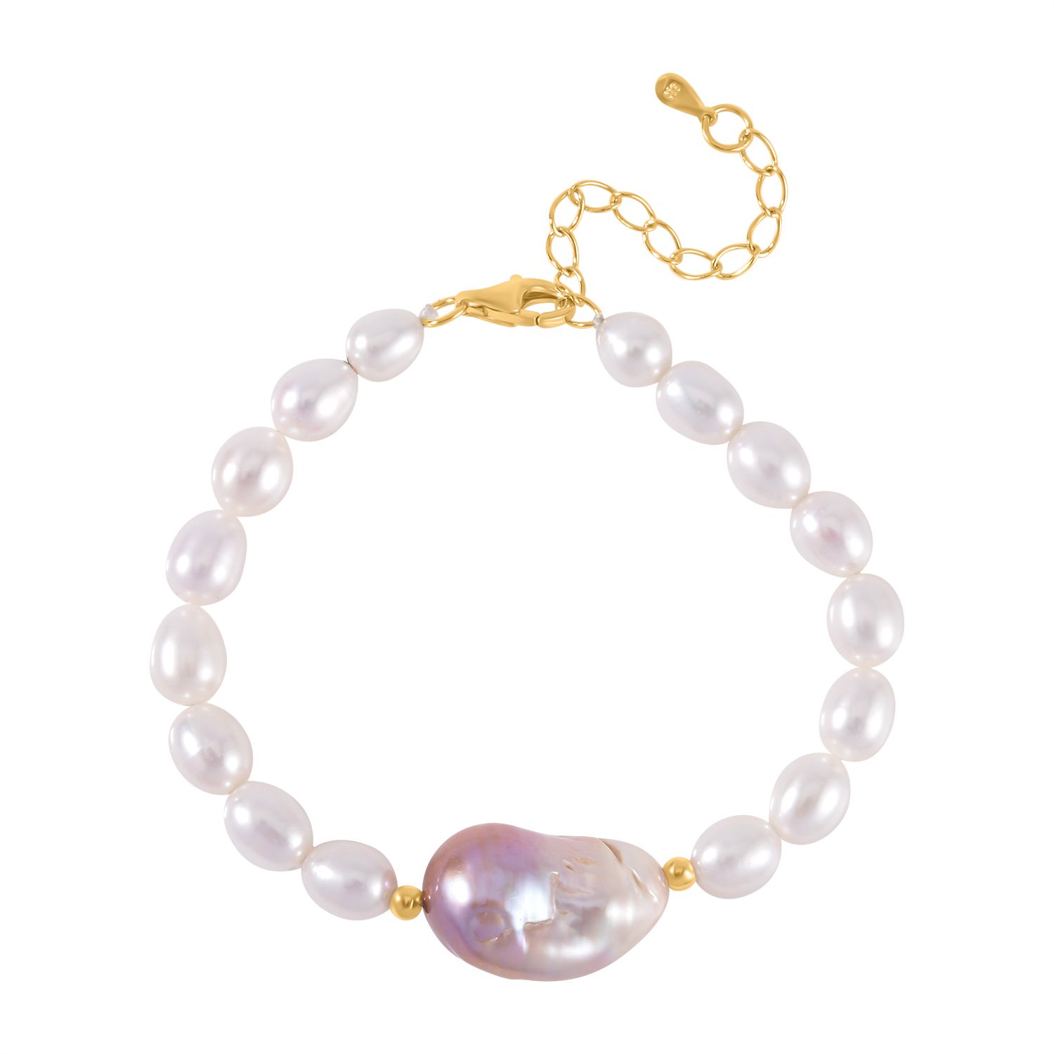 Purelei Pearl Symphony Handkette - Y2K Style Mit Barockperle