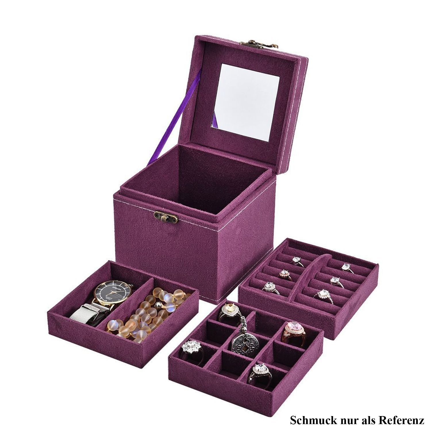 Antiker Hakenriegel 2 Stück - Vintage Schmuckkästchen Verschluss Kupfer Retro